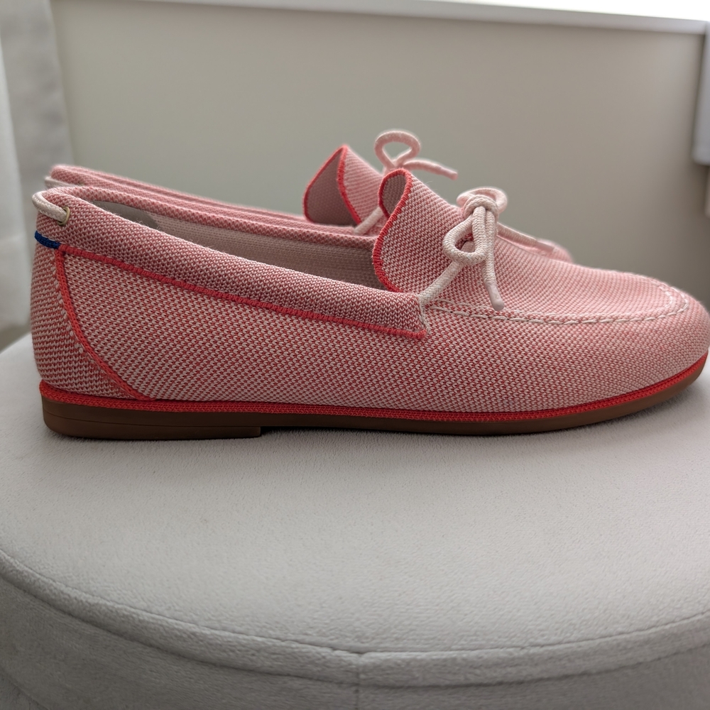 Rothy's Pink Boat Shoes, Size 8.5, Like New! - Picture 2 of 4